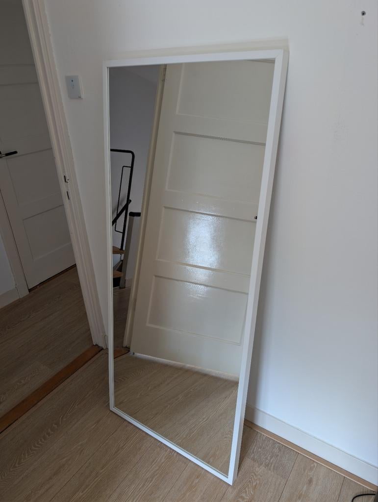 Ikea Stave spiegel wit 70x160 cm, Ophalen, Gebruikt, 150 tot 200 cm, Rechthoekig