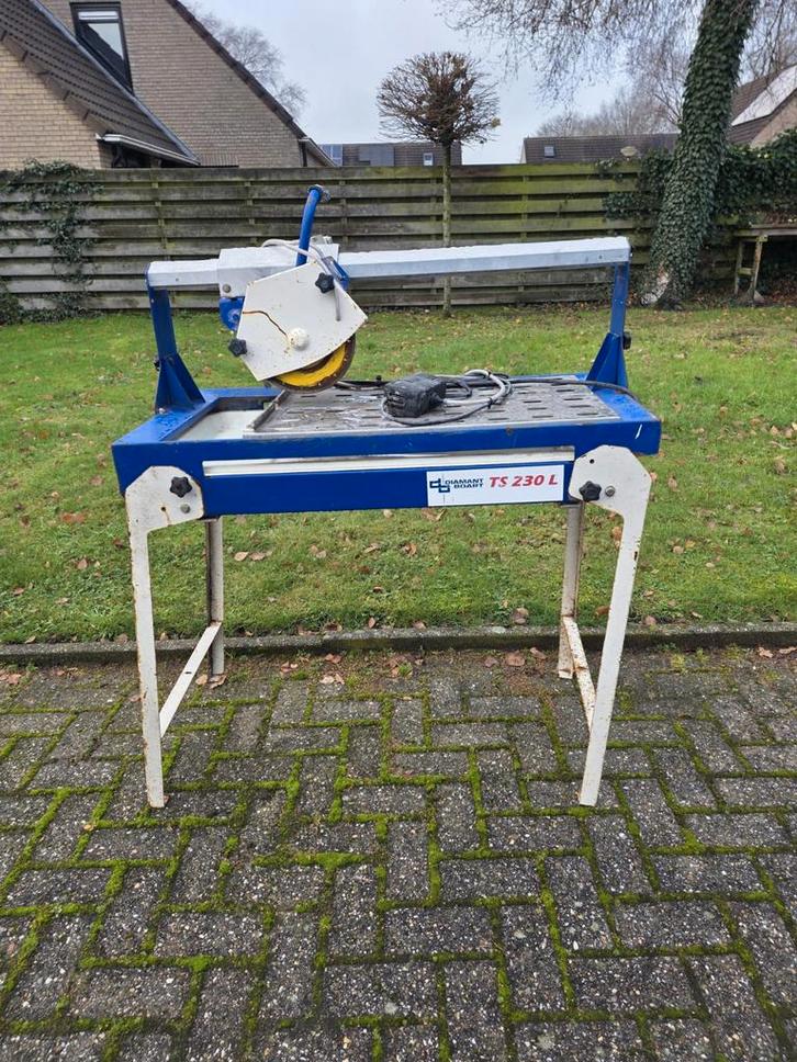 Diamant Boart TS 230 L tegelzaagmachine watergekoeld, Doe-het-zelf en Verbouw, Gereedschap | Zaagmachines, Gebruikt, Cirkelzaag