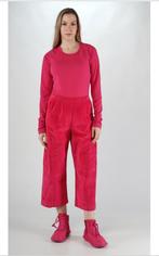 Zgan roze velvet broek Rundholz, Verzenden, Nieuw, Zwart, Lang