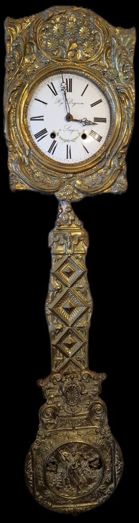 Comtoise klok Hy Dognon a Saujon 19e eeuws, Ophalen