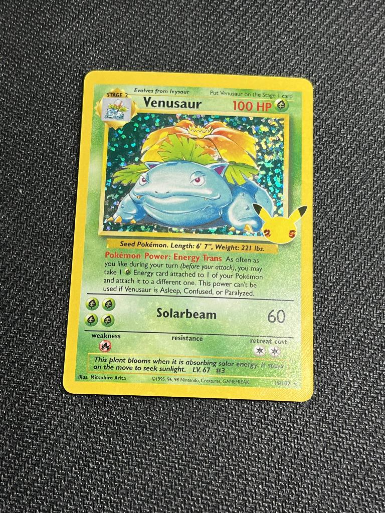 Venusaur (CEL BS 15), Ophalen of Verzenden, Nieuw, Losse kaart, Foil