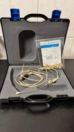 Sennheiser HSP 2 EW Beige Headset Microfoon met Koffer, Ophalen of Verzenden, Gebruikt, Overige typen, Draadloos