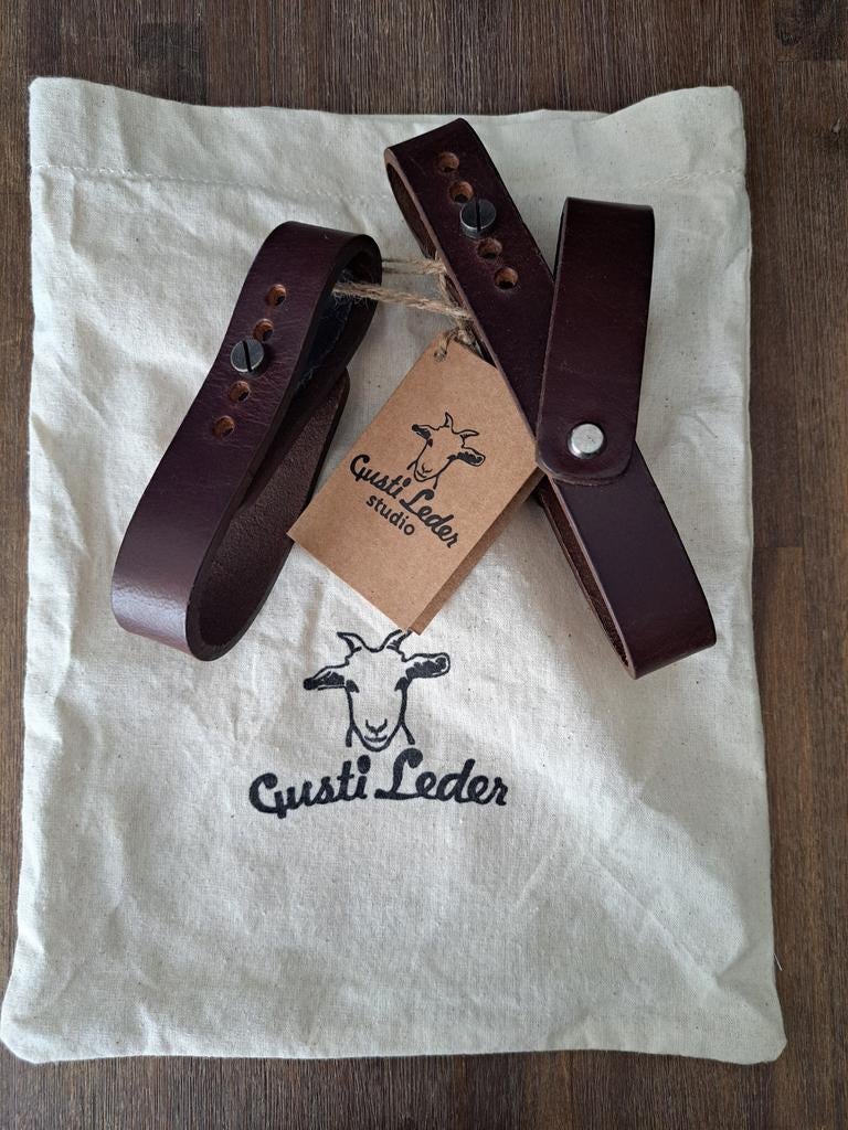 "Gusti Leer" flessenhouder (nieuw) / bottle holder (new), Ophalen