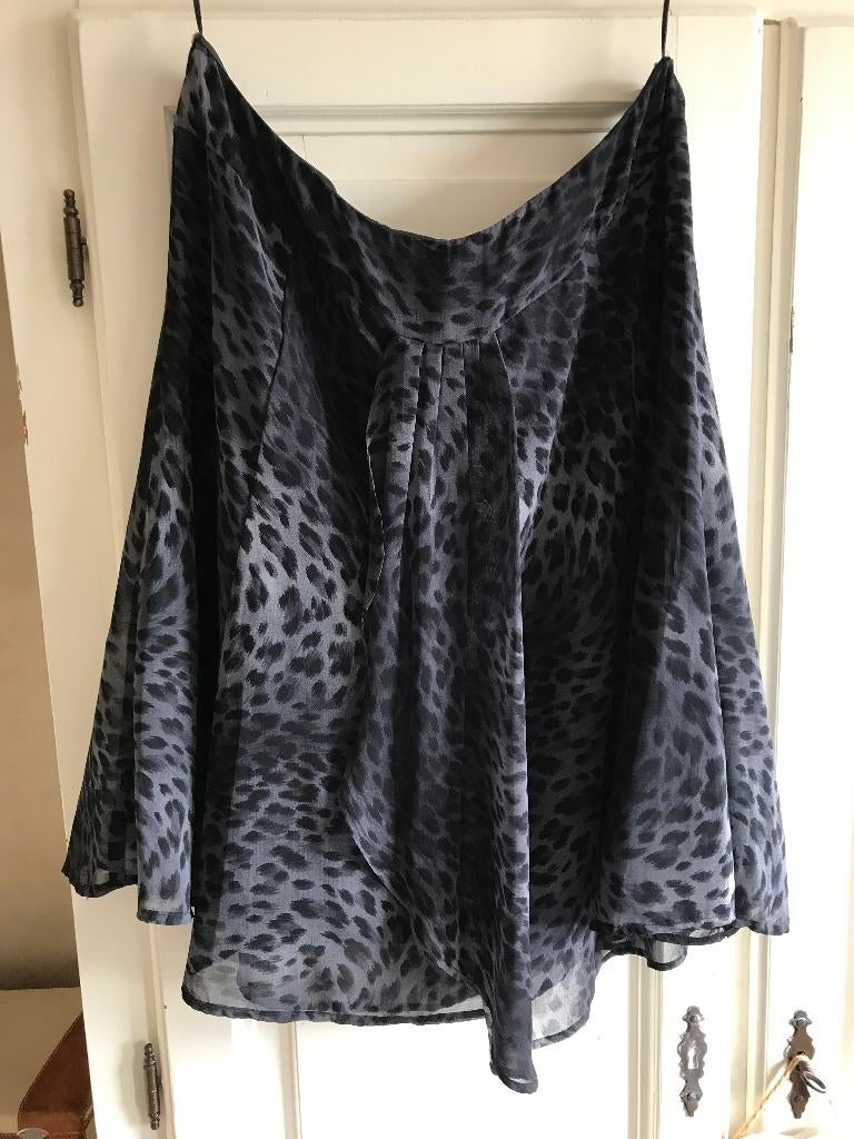 grijze panterprint rok (Promiss), Kleding | Dames, Rokken, Promiss, Maat 42/44 (L), Ophalen of Verzenden, Zo goed als nieuw