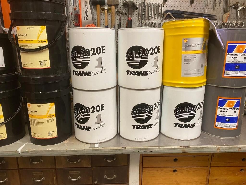 Olie diverse merken, Shell Trane genuine York, Ophalen