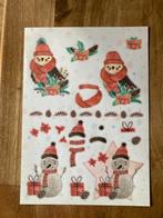 Uitdrukvel Kerst vogel sneeuwpop, Ophalen of Verzenden, Nieuw, Kerst, Knipvel