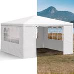 Partytent, Paviljoen, 4x4, opvouwbaar, Met Zijwanden, Wit, Opvouwbaar, Partytent, Nieuw, 4 tot 6 meter