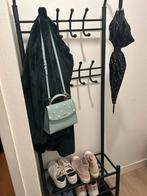 Schoenen- en jassenrek - Kapstok met schoenenopberger, Ophalen, Gebruikt, Metaal, Staande kapstok
