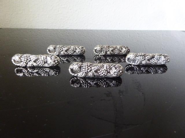 5 apart vormgegeven metalen messenleggers, Ophalen of Verzenden