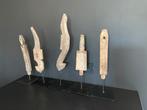 Houten ornamenten - Sober, sleets en landelijk vergrijsd, Ophalen of Verzenden