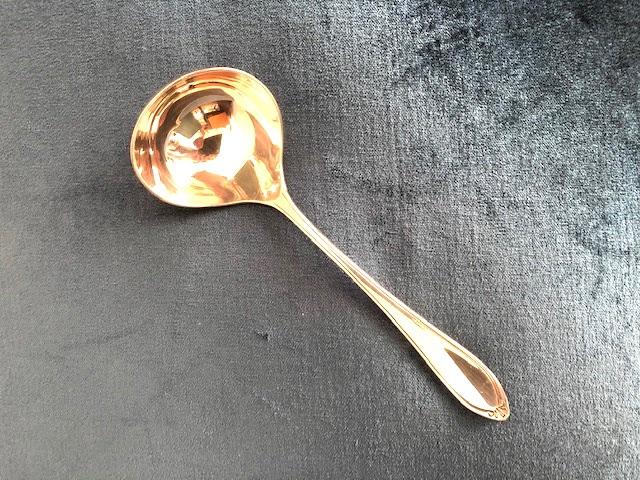 Nieuw AH Zwaar verzilverde juslepel, Antiek en Kunst, Ophalen of Verzenden