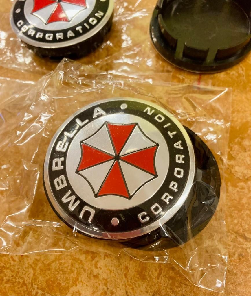 4 Stuks 56mm Auto Wiel Center Hub Cap Logo UMBRELLA, Ophalen of Verzenden, Nieuw