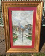 Venetiaans schilderij A. Bigiani, Antiek en Kunst, Kunst | Schilderijen | Klassiek, Ophalen