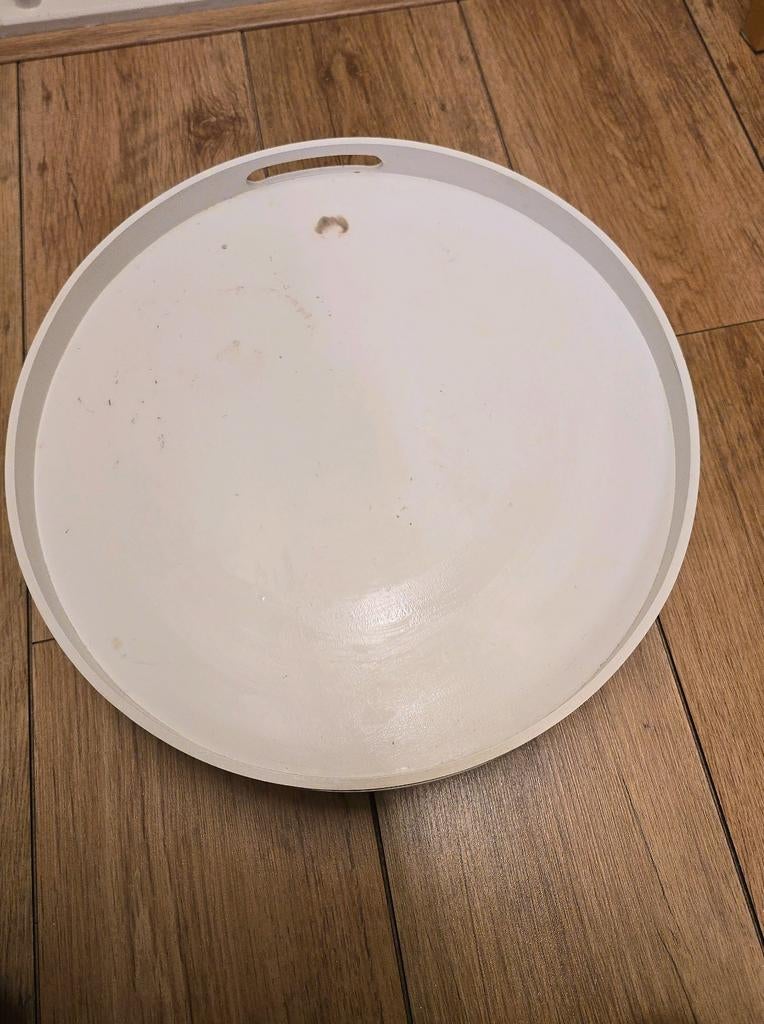 Gusta dienblad op pootjes, Ophalen, Gebruikt, Rond, Hout