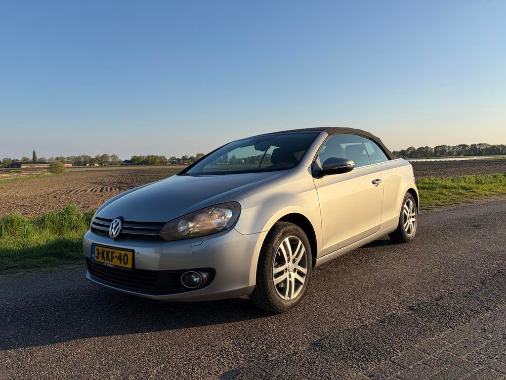 Volkswagen Golf 1.2 TSI 77KW BMT Cabrio 2012 Grijs, Auto's, Volkswagen, Voorwielaandrijving, Stof, Zwart, 4 cilinders