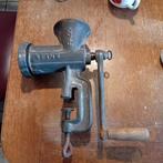 Antieke gietijzeren gehaktmolen, Ophalen of Verzenden