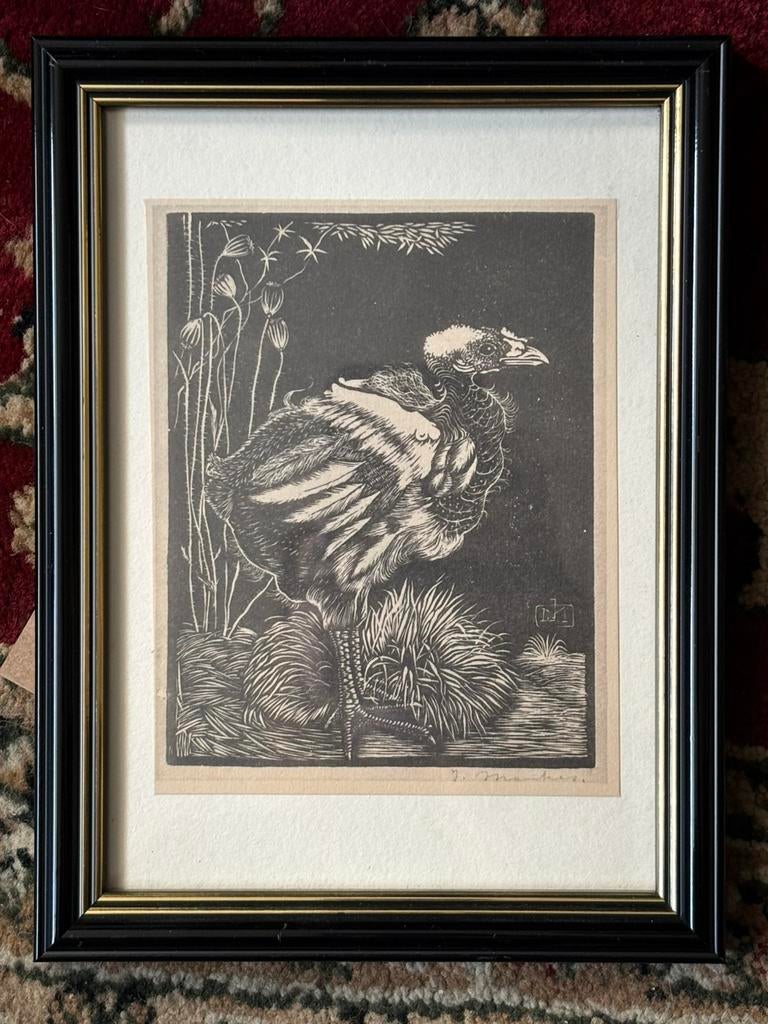 Jan Mankes, “Nestkuiken”, Antiek en Kunst, Ophalen of Verzenden