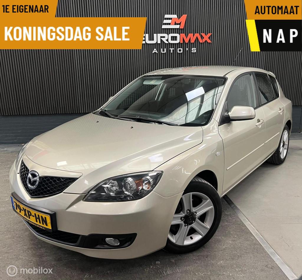 Mazda 3 1.6 S-VT Business Edition 1e Eigenaar-NAP-Automaat, Stof, Gebruikt, Zwart, 4 cilinders