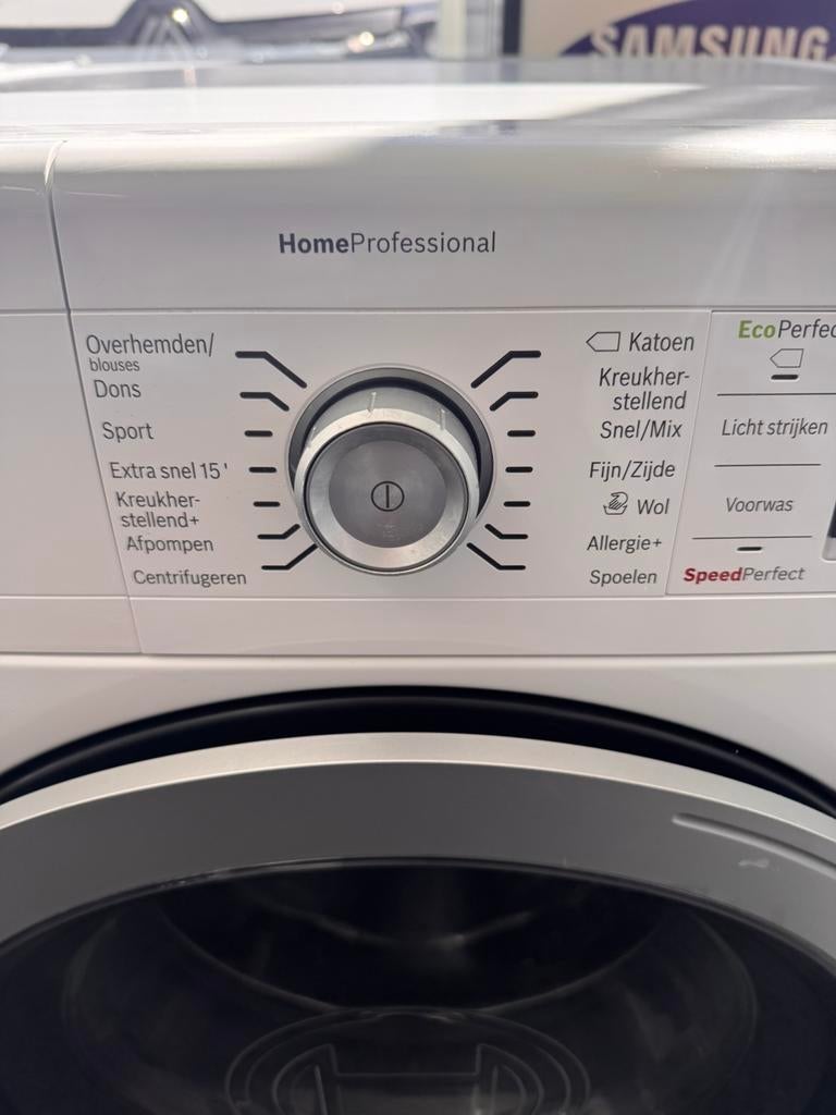 BOSCH 1600 HOME PROFESSIONAL A+++ 9 KG met 2 jaar garantie, 1200 tot 1600 toeren, N, N, 8 tot 10 kg