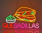 LED lamp neon stijl Quesadillas (41x26cm), Ophalen of Verzenden, Nieuw, Lichtbak of (neon) lamp