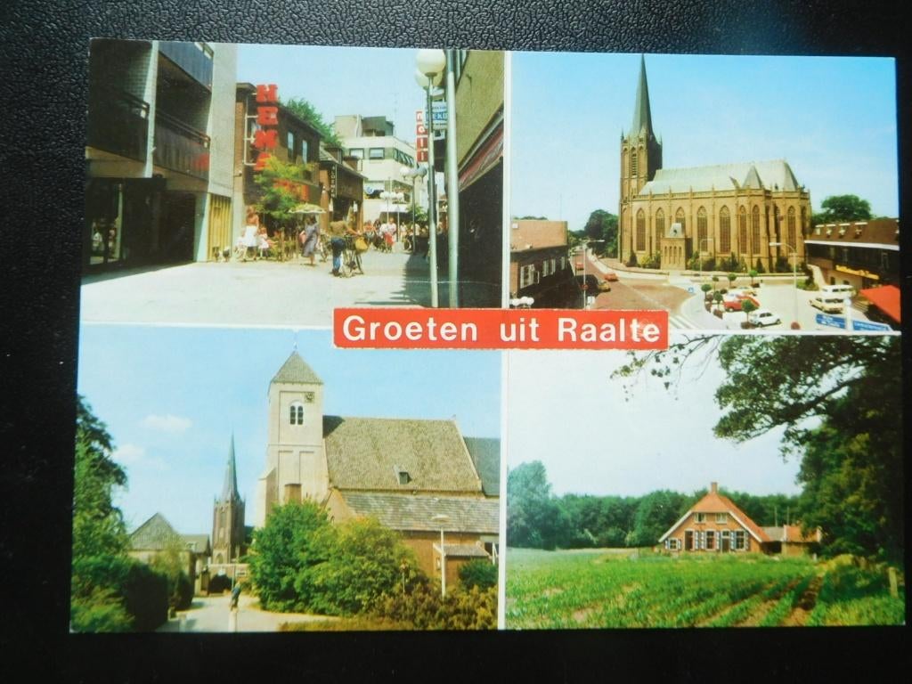 ansichtkaart Groeten uit Raalte, Ophalen of Verzenden, Ongelopen
