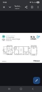 Filtreco 3-kamer gravity zeef filter - Vijverfilter, Ophalen, Gebruikt, Vijverfilter