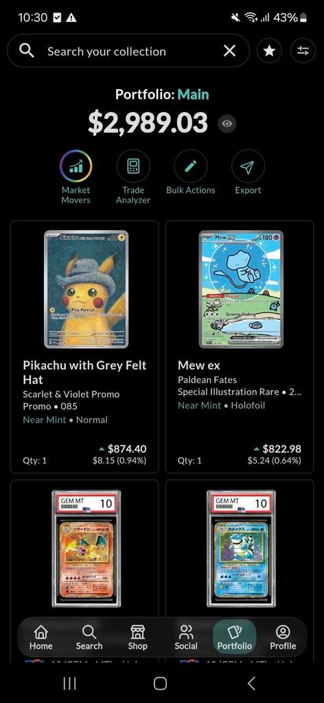 Pikachu with Grey Felt Hat Pokémon kaart, Ophalen of Verzenden, Zo goed als nieuw