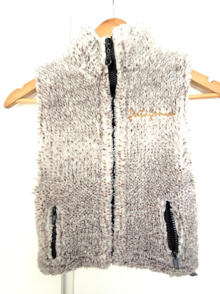 Kinderbodywarmer Patagonia polyester met schaapjes, Kinderen en Baby's, Ophalen of Verzenden, Gebruikt, Jongen of Meisje, Overige typen