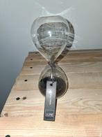 J-line Zandloper met Zwart Glitterzand, Huis en Inrichting, Woonaccessoires | Overige, Ophalen of Verzenden, Nieuw