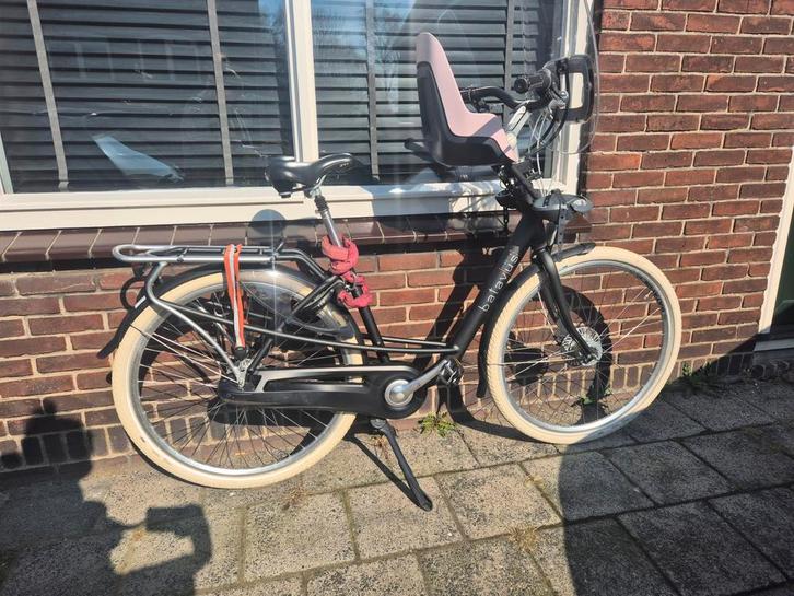 Batavus Mambo moederfiets met Bobike voorstoel en windscherm, Fietsen en Brommers, Fietsen | Dames | Moederfietsen, Zo goed als nieuw