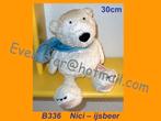 B336 IJsbeer - Nici : ijsbeertje (30cm), Kinderen en Baby's, Ophalen, Zo goed als nieuw, Overige typen