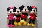 Vier Mickey knuffels., Ophalen of Verzenden, Mickey Mouse, Zo goed als nieuw, Knuffel