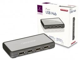 Sitecom CN-061 7 port USB Hub, Computers en Software, Dockingstations, Ophalen, Nieuw, USB-hub, Harde schijf
