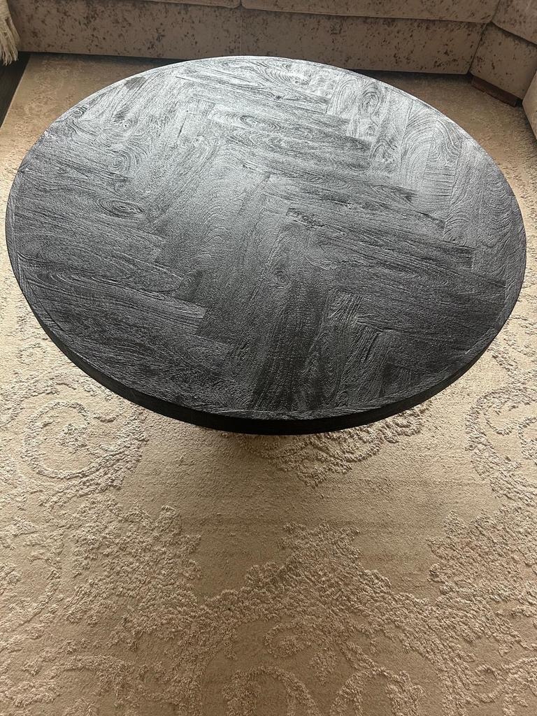 Salontafel Rond, Huis en Inrichting, Tafels | Salontafels, Ophalen, Rond, 50 tot 100 cm, Zo goed als nieuw