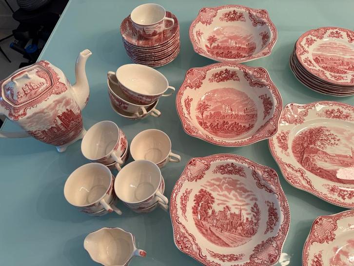 40 delig Eetservies ,Johnson Brothers Ltd,England,, Antiek en Kunst, Antiek | Servies compleet, Ophalen of Verzenden