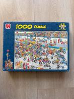 Jan van Haasteren motor race 1000 stukjes - Compleet, Ophalen of Verzenden, 500 t/m 1500 stukjes, Gebruikt, Legpuzzel