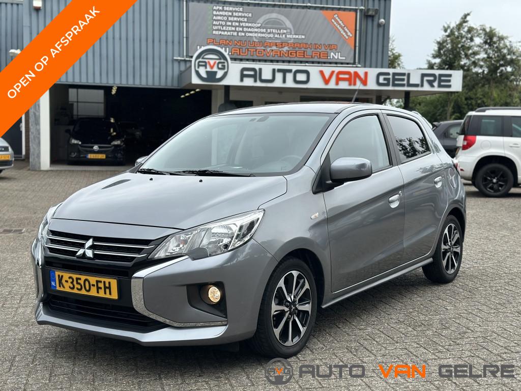 Mitsubishi Space Star 1.2 Instyle Automaat*5drs*Navi*Mf stuu, Automaat, Gebruikt, Leder en Stof, Bedrijf