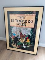 Ingelijste Kuifje poster, Ophalen, Zo goed als nieuw, Foto of Poster, 75 cm of meer