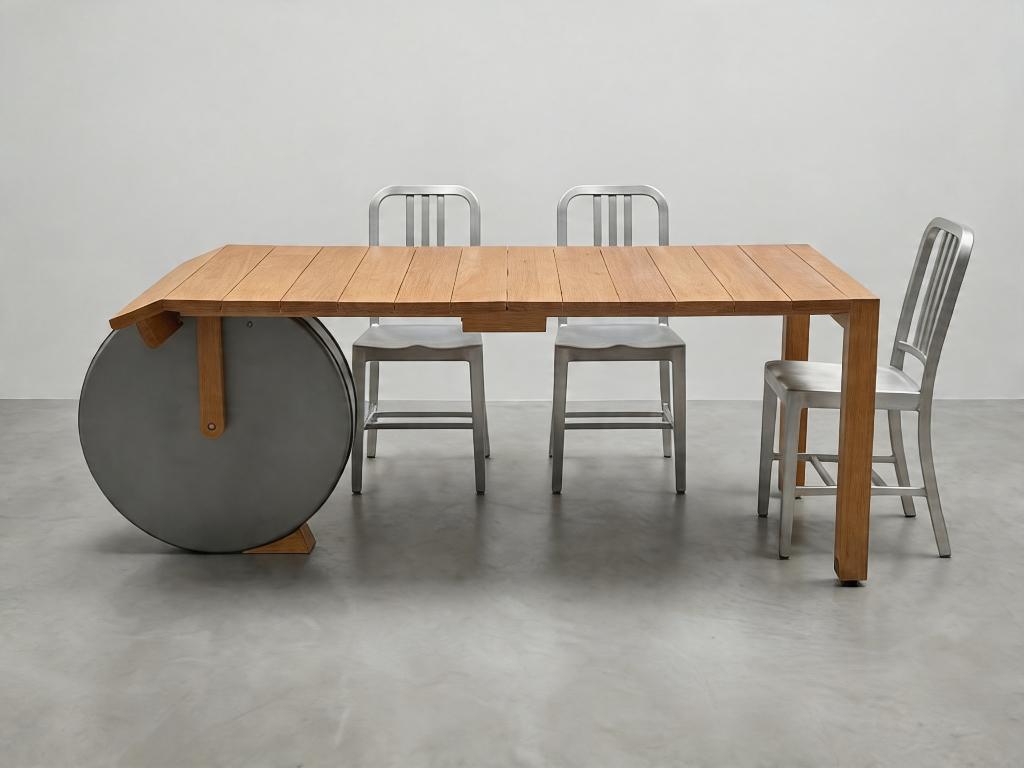🟢 The Atelier Table: Custom Uitschuifbare Tafel (Beuken), Huis en Inrichting, Tafels | Eettafels, Ophalen, Gebruikt, Vijf personen of meer
