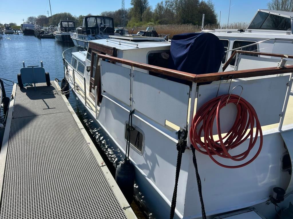 stalen kruiser tekoop, Watersport en Boten, Motorboten en Motorjachten, Ophalen, 10 tot 30 pk, Gebruikt, Staal