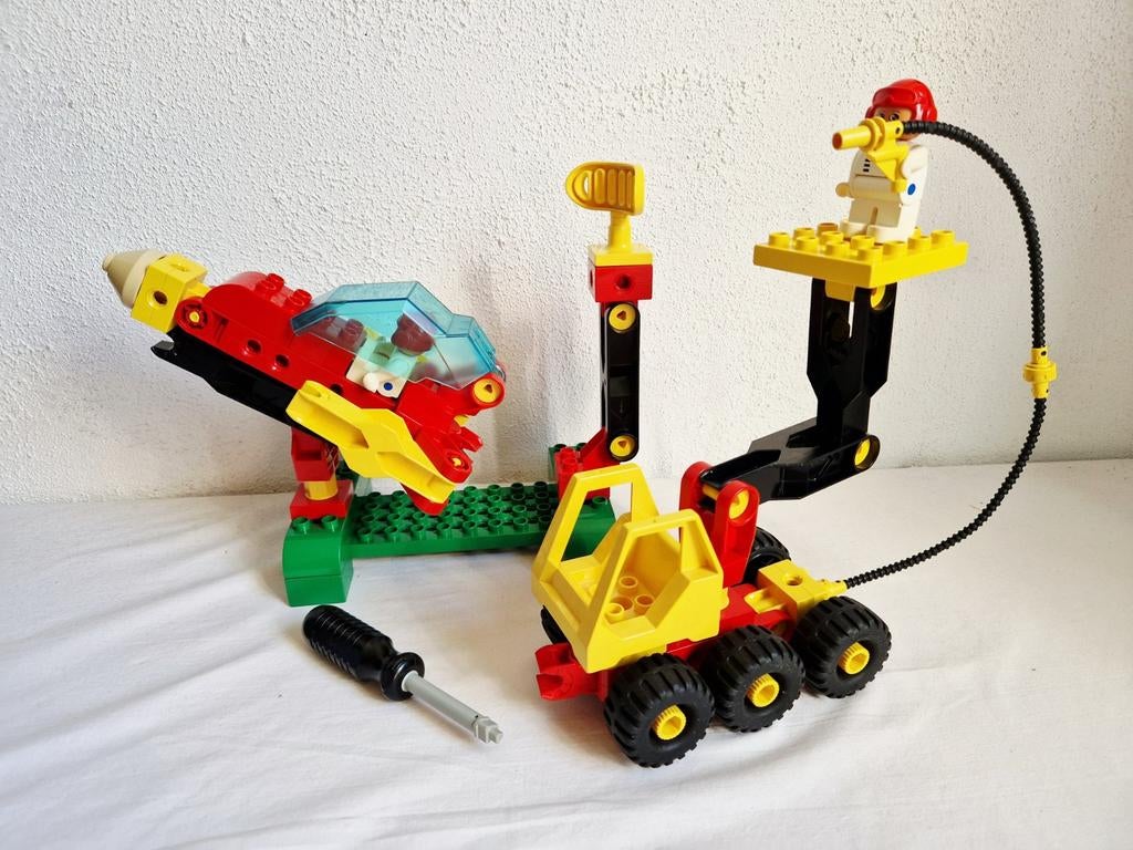 Technisch Duplo Toolo 2945 space centre, Kinderen en Baby's, Speelgoed | Duplo en Lego, Ophalen of Verzenden, Gebruikt, Complete set