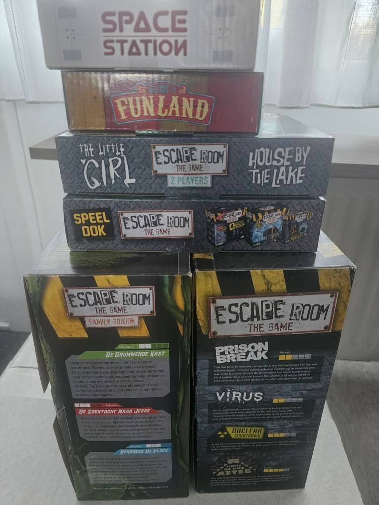 Escape room spellen, Ophalen, Gebruikt