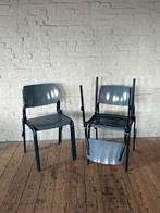 Galvanitas vintage school stoelen stoel blauw retro, Ophalen, A, Eén, A