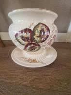 Petrus Regout cachepot/bloempot decor Begonia, Ophalen of Verzenden