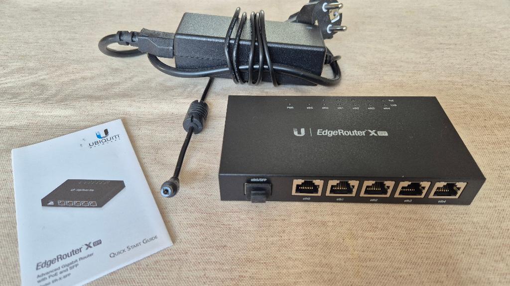 Ubiquity Edgerouter X SFP, Computers en Software, Ophalen of Verzenden, Gebruikt, Router, Ubiquiti
