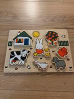 Nijntje Puzzel - Boerderij Dieren Houten Legpuzzel, 2 tot 4 jaar, Gebruikt, Ophalen of Verzenden, Van hout