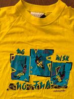 Vintage Adidas shirt 90s Festival summer t-shirt rare, Ophalen of Verzenden, Geel