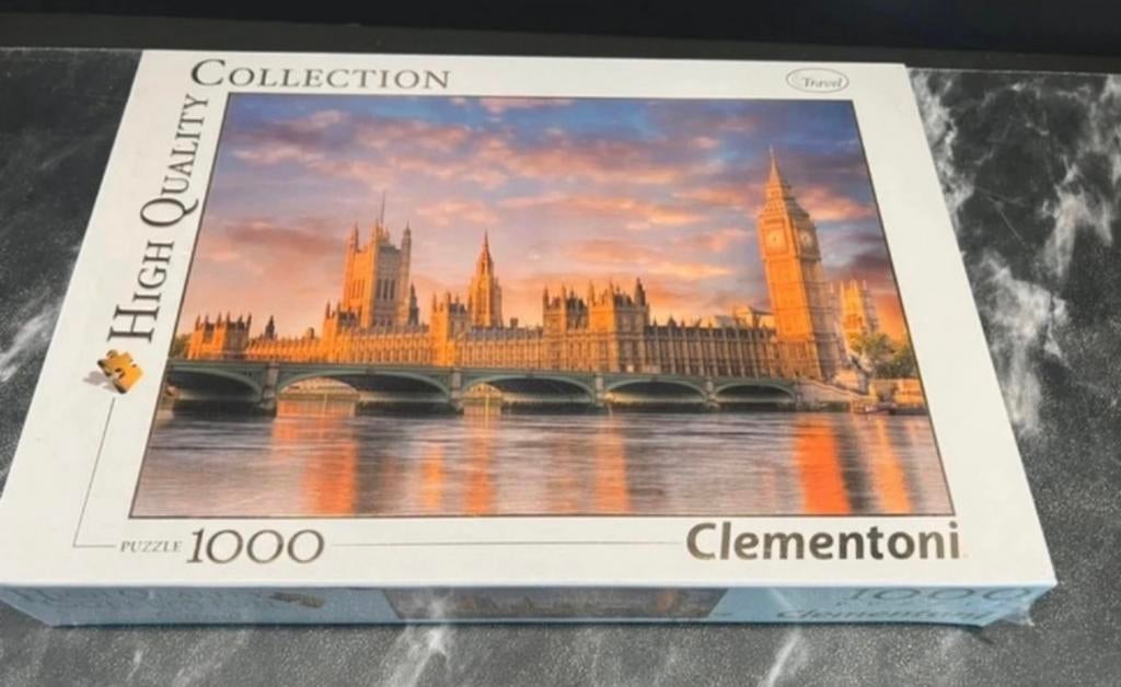 Nieuw in seal Clementoni puzzel 1000 stukjes Londen, Ophalen of Verzenden, 500 t/m 1500 stukjes, Zo goed als nieuw