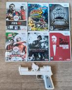 Nintendo Wii games + Wii pistool (Zapper) – 6 spellen, Ophalen of Verzenden, Zo goed als nieuw