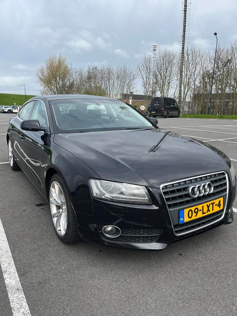 Audi A5 2.0 Tfsi 132KW Sportback M-tr 2010. Nieuwe apk!, Stof, Zwart, 4 cilinders, 1984 cc